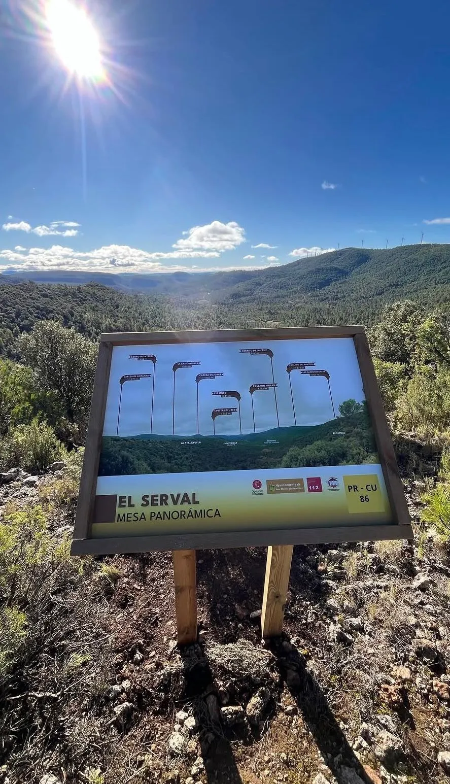 Cartel con información.