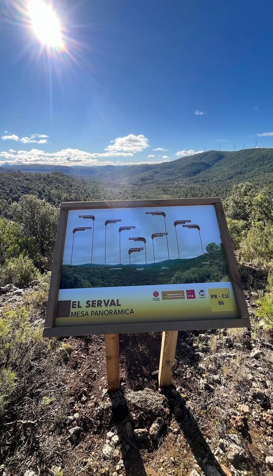 Cartel con información.